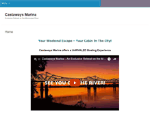 Tablet Screenshot of castawaysmarina.com